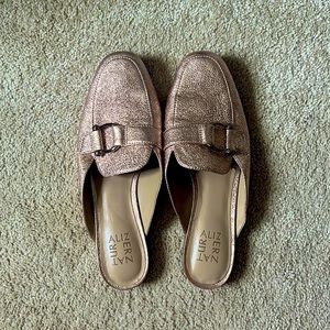 Rose Gold Mules